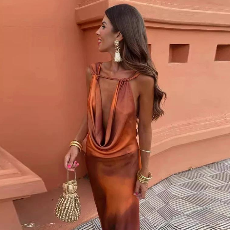 Terracotta Formal Dress